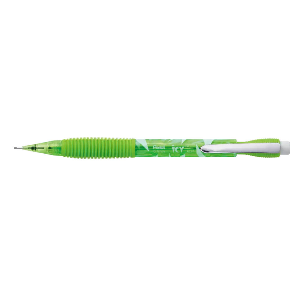 ICY (0.7mm) Mechanical Pencil, Tinted Lime Green Barrel