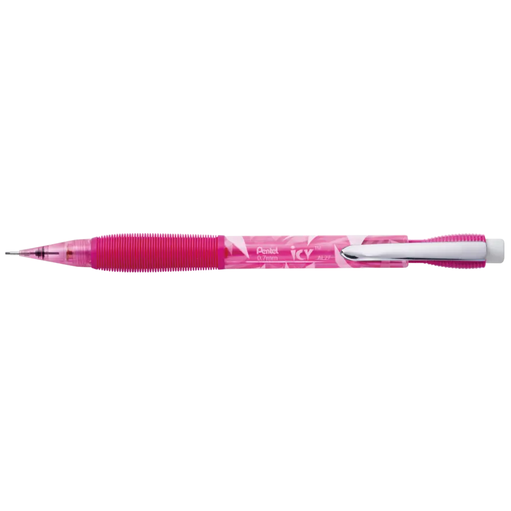 ICY (0.7mm) Mechanical Pencil, Tinted Pink Barrel
