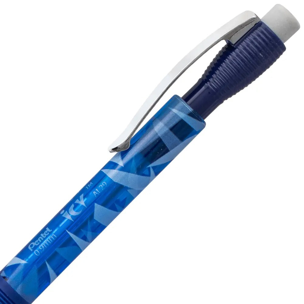 ICY Mechanical Pencil, (0.9mm), Tinted Blue Barrel