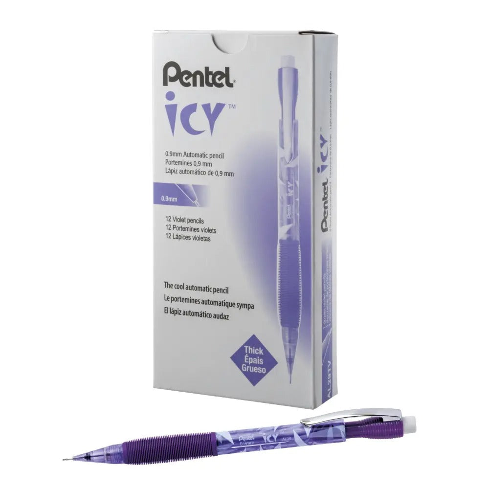 ICY Mechanical Pencil, (0.9mm), Tinted Violet Barrel