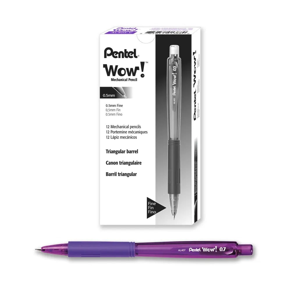 Wow! Mechanical Pencil (0.5mm), Violet Barrel