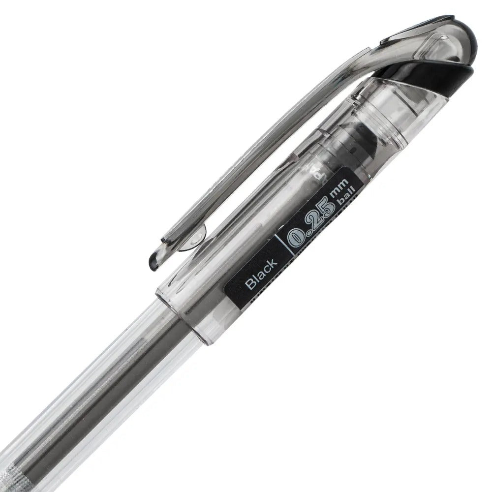 Pentel Arts Slicci (0.25mm) Extra Fine Gel Pen - Black Ink