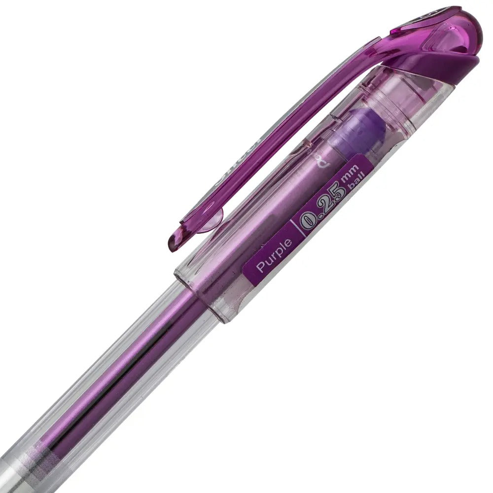 Pentel Arts Slicci (0.25mm) Extra Fine Gel Pen - Violet Ink