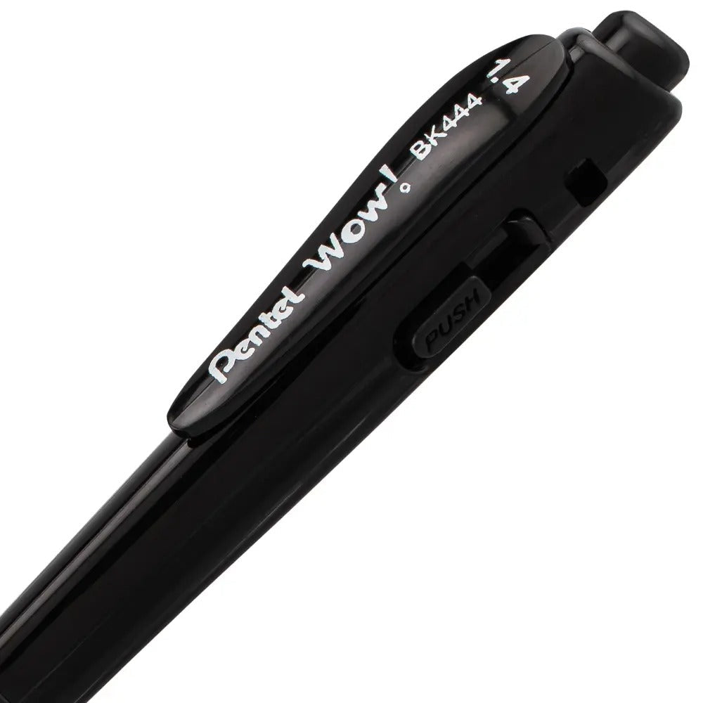 WOW! Ballpoint Pen, (1.4mm), Bold Line, Black Ink