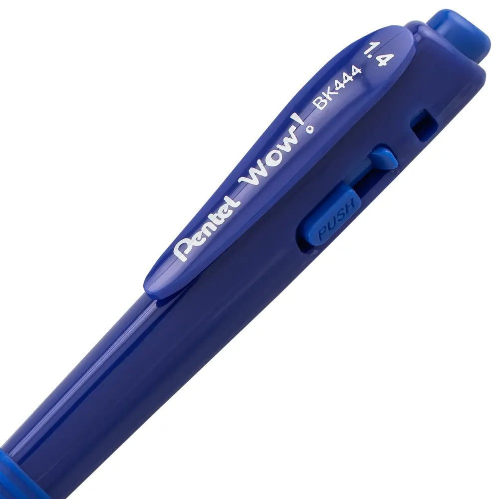 WOW! Ballpoint Pen, (1.4mm), Bold Line, Blue Ink