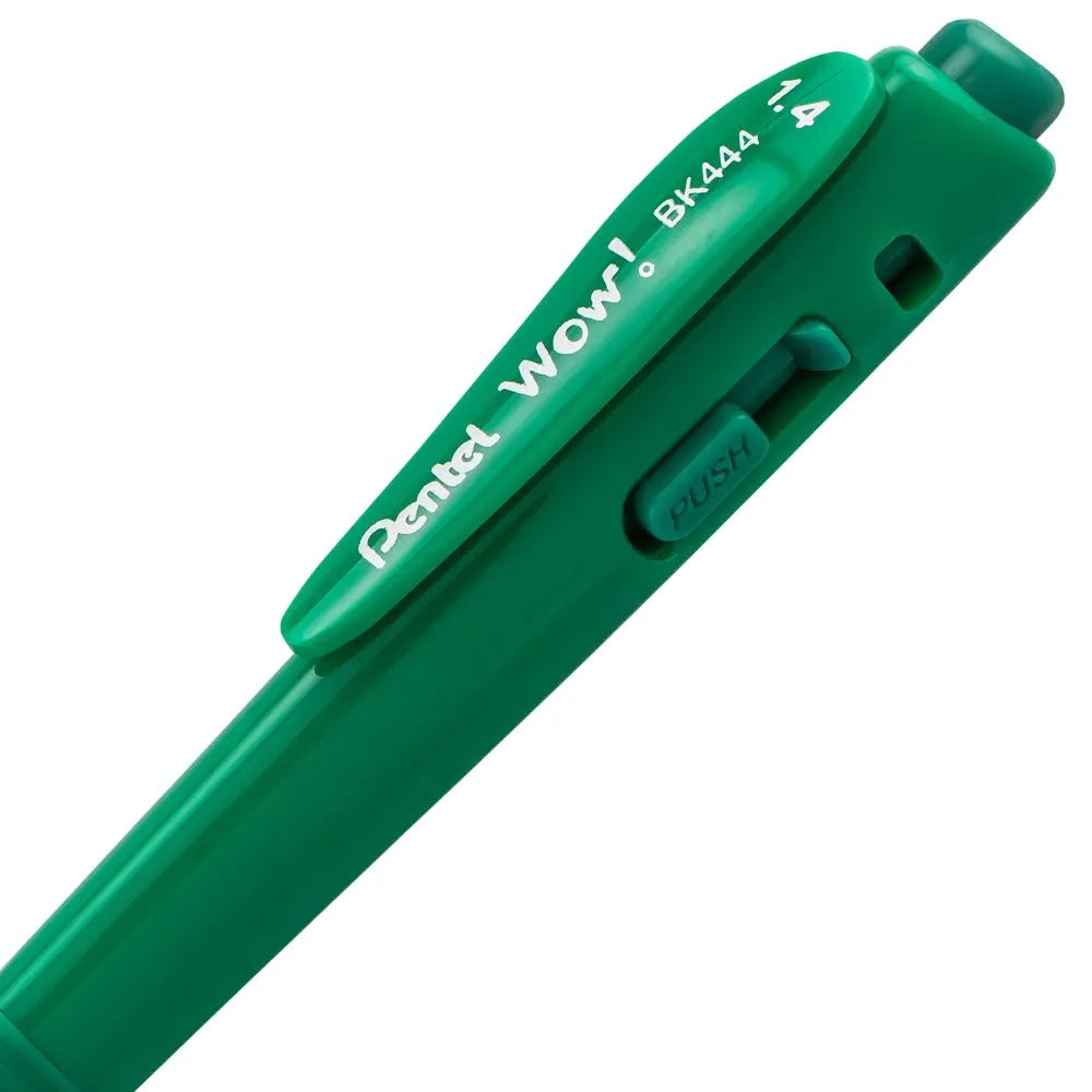 WOW! Ballpoint Pen, (1.4mm), Bold Line, Green Ink