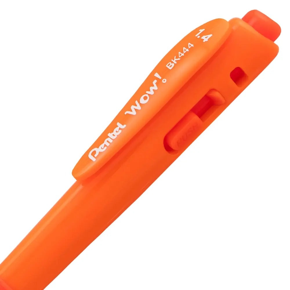 WOW! Ballpoint Pen, (1.4mm), Bold Line, Orange Ink