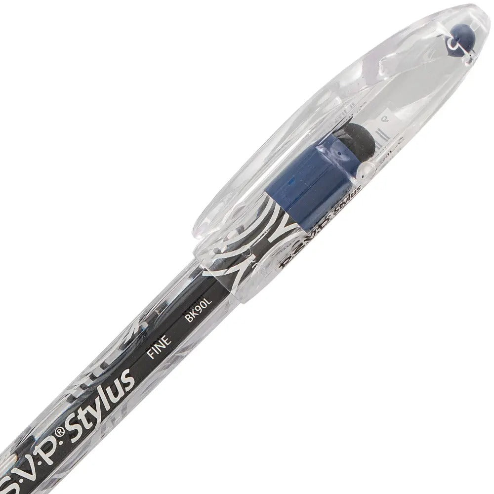 RSVP STYLUS Ballpoint Pen, (0.7mm) Fine Line, Blue Ink