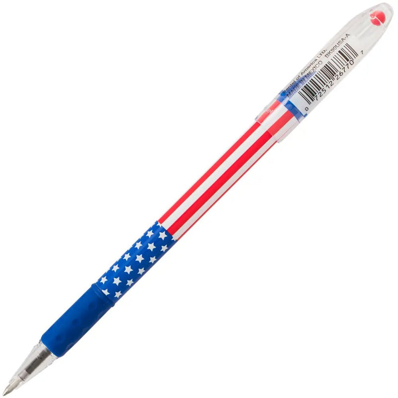 RSVP Ballpoint Pen, (0.7mm) Fine Line, Flag Barrel, Black Ink