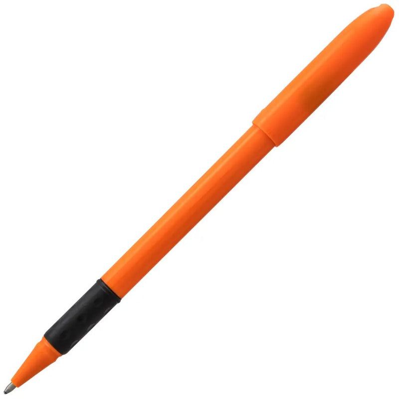 RSVP Ballpoint Pen, (1.0mm) Medium Line, Safety Color Orange Barrel, Black Ink