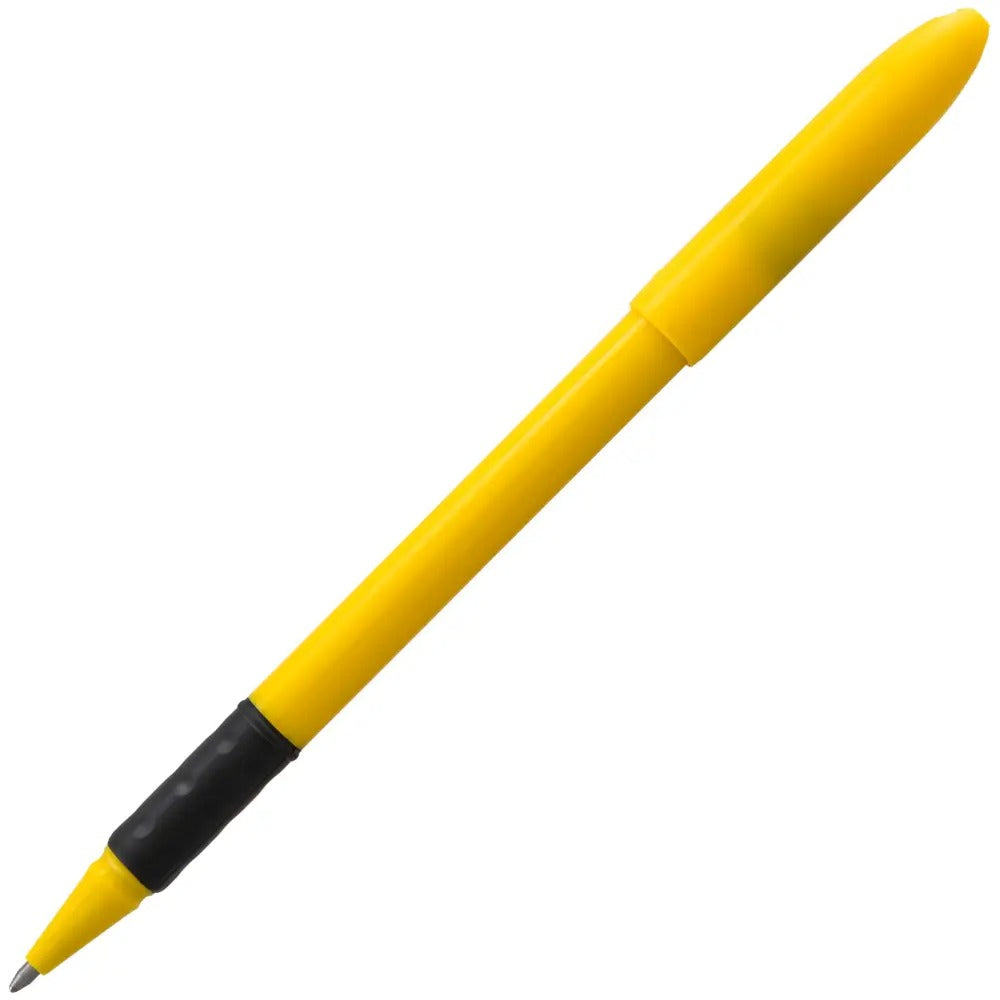RSVP Ballpoint Pen, (1.0mm) Medium Line, Safety Color Yellow Barrel, Black Ink