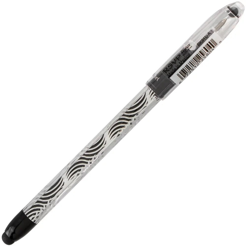 RSVP STYLUS Ballpoint Pen, (1.0mm) Medium Line, Black Ink