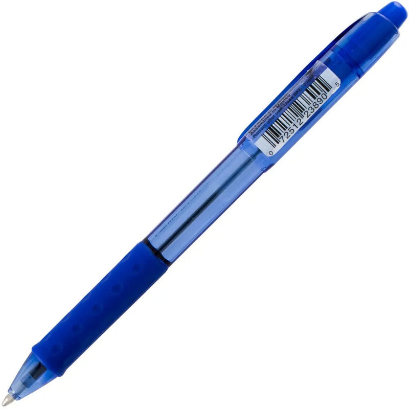 RSVP RT COLORS Retractable Ballpoint Pen, (1.0mm) Medium Line, Blue Barrel, Blue Ink