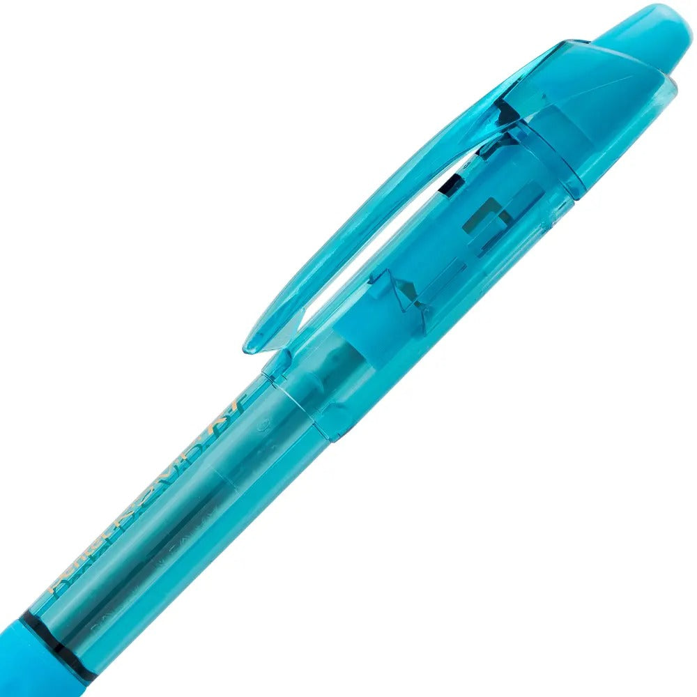 RSVP RT COLORS Retractable Ballpoint Pen, (1.0mm) Medium Line, Sky Blue Barrel, Sky Blue Ink