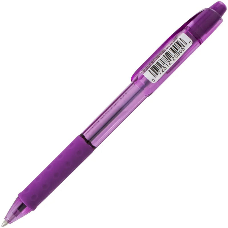 RSVP RT COLORS Retractable Ballpoint Pen, (1.0mm) Medium Line, Violet Barrel, Violet Ink