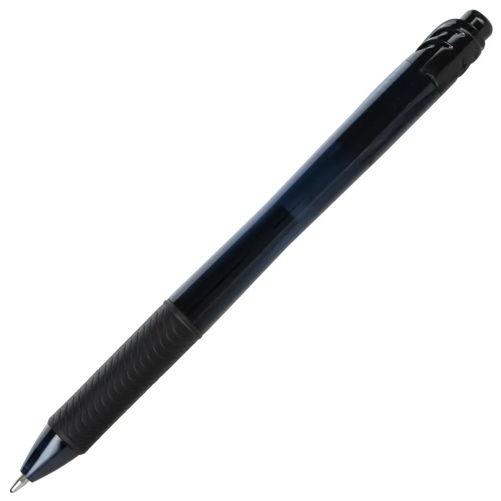 EnerGel-X Retractable Liquid Gel Pen, (1.0mm) Metal Tip, Bold Line, Black Ink