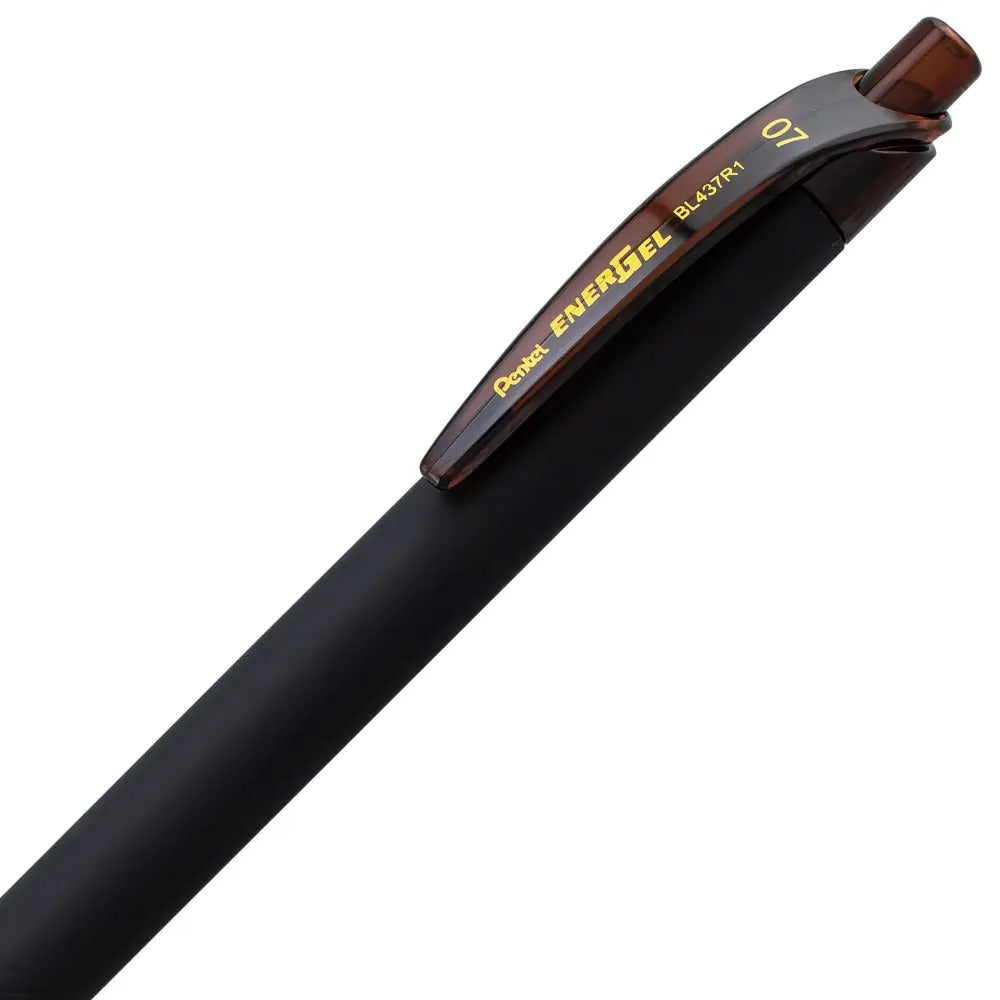 EnerGel Kuro Liquid Gel Pen, (0.7mm) Medium line, Brown Ink