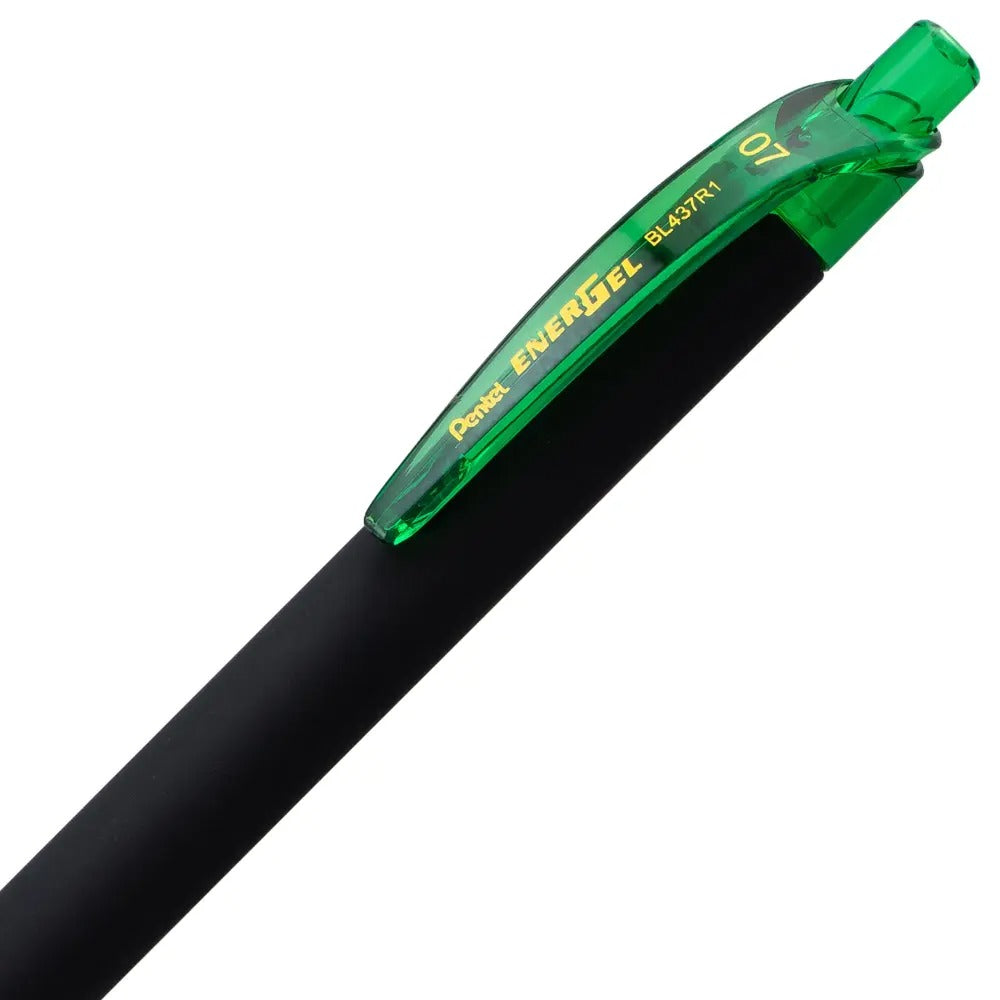 EnerGel Kuro Liquid Gel Pen, (0.7mm) Medium line, Lime Green Ink