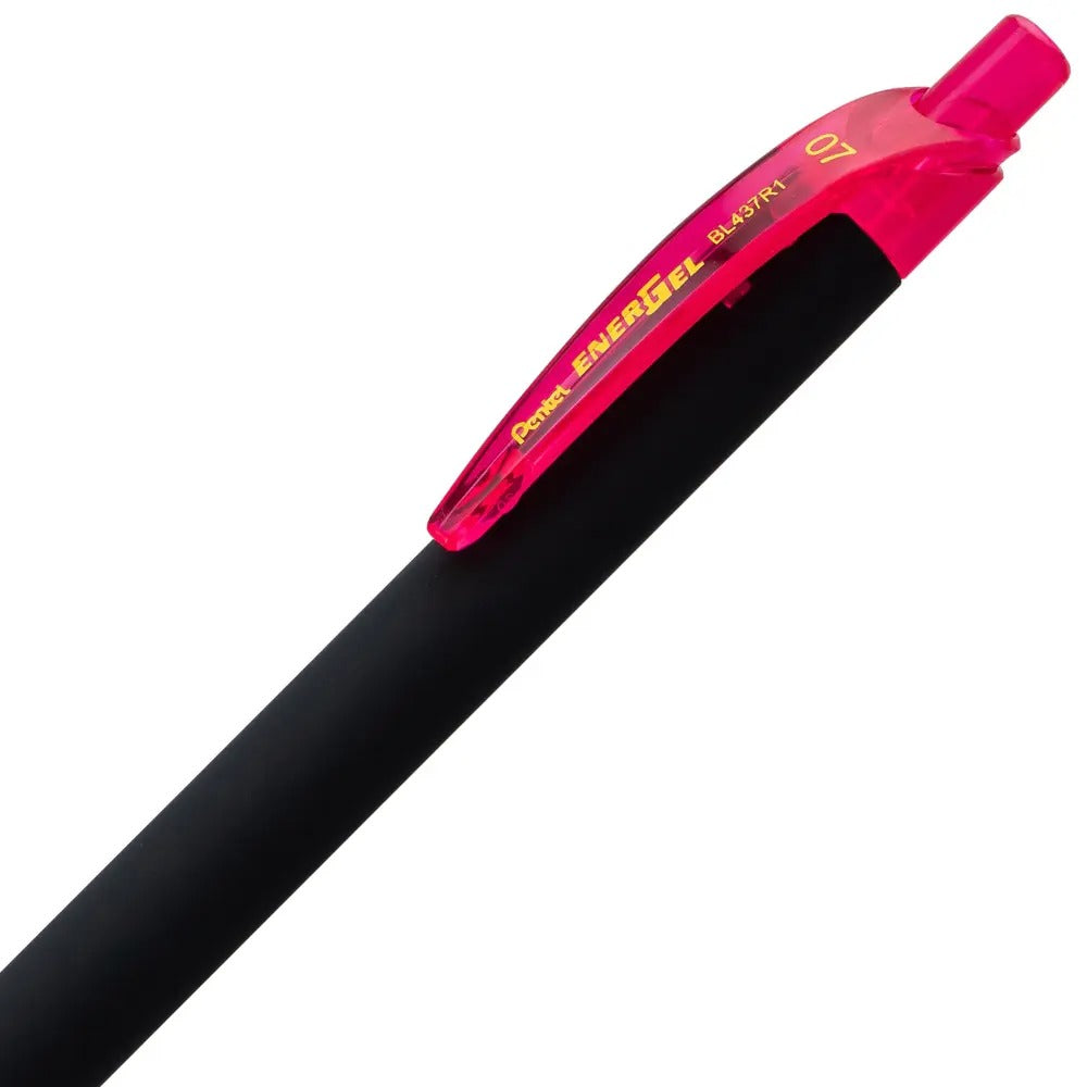 EnerGel Kuro Liquid Gel Pen, (0.7mm) Medium line, Pink Ink
