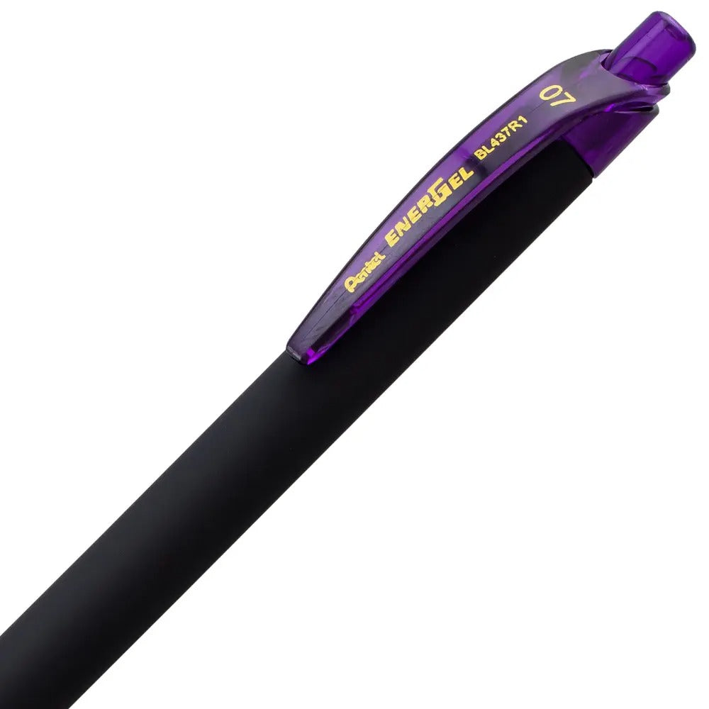 EnerGel Kuro Liquid Gel Pen, (0.7mm) Medium line, Violet Ink