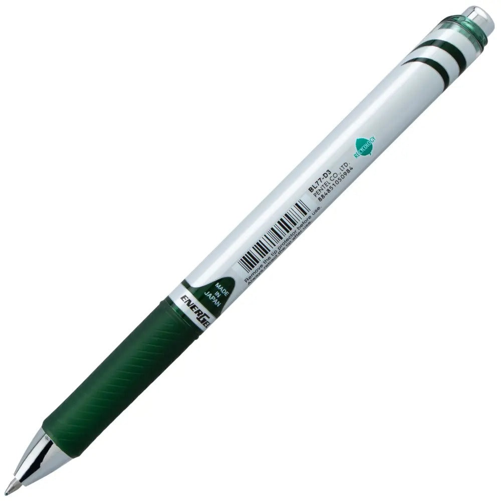 EnerGel RTX Retractable Liquid Gel Pen, (0.7mm) Medium line, Forest Green Ink