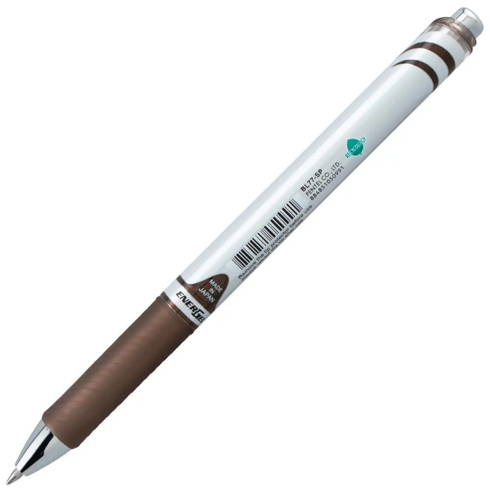 EnerGel RTX Retractable Liquid Gel Pen, (0.7mm) Medium line, Sepia Ink