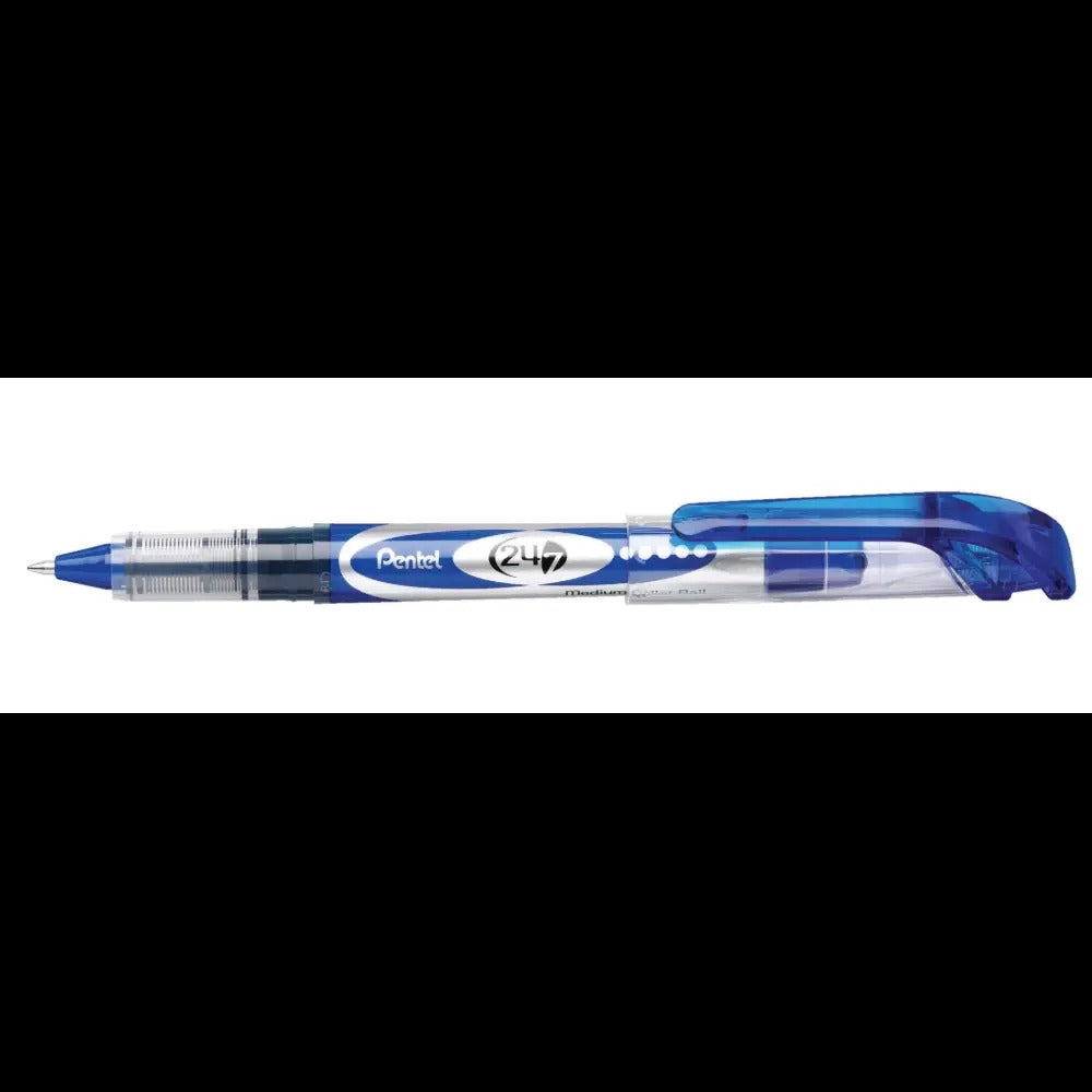 24/7 Roller Ball Pen Medium Line, Blue Ink