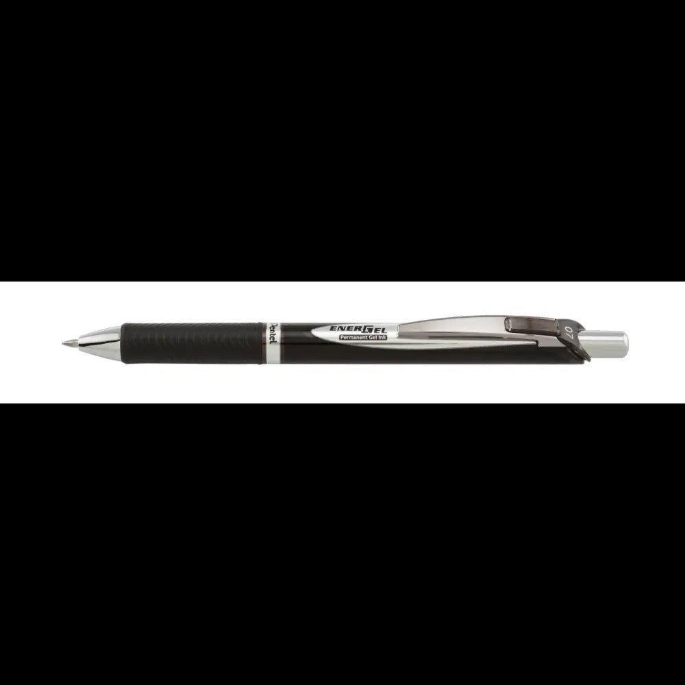 EnerGel PRO Permanent Gel Pen, (0.7mm) Medium Line, Black Ink