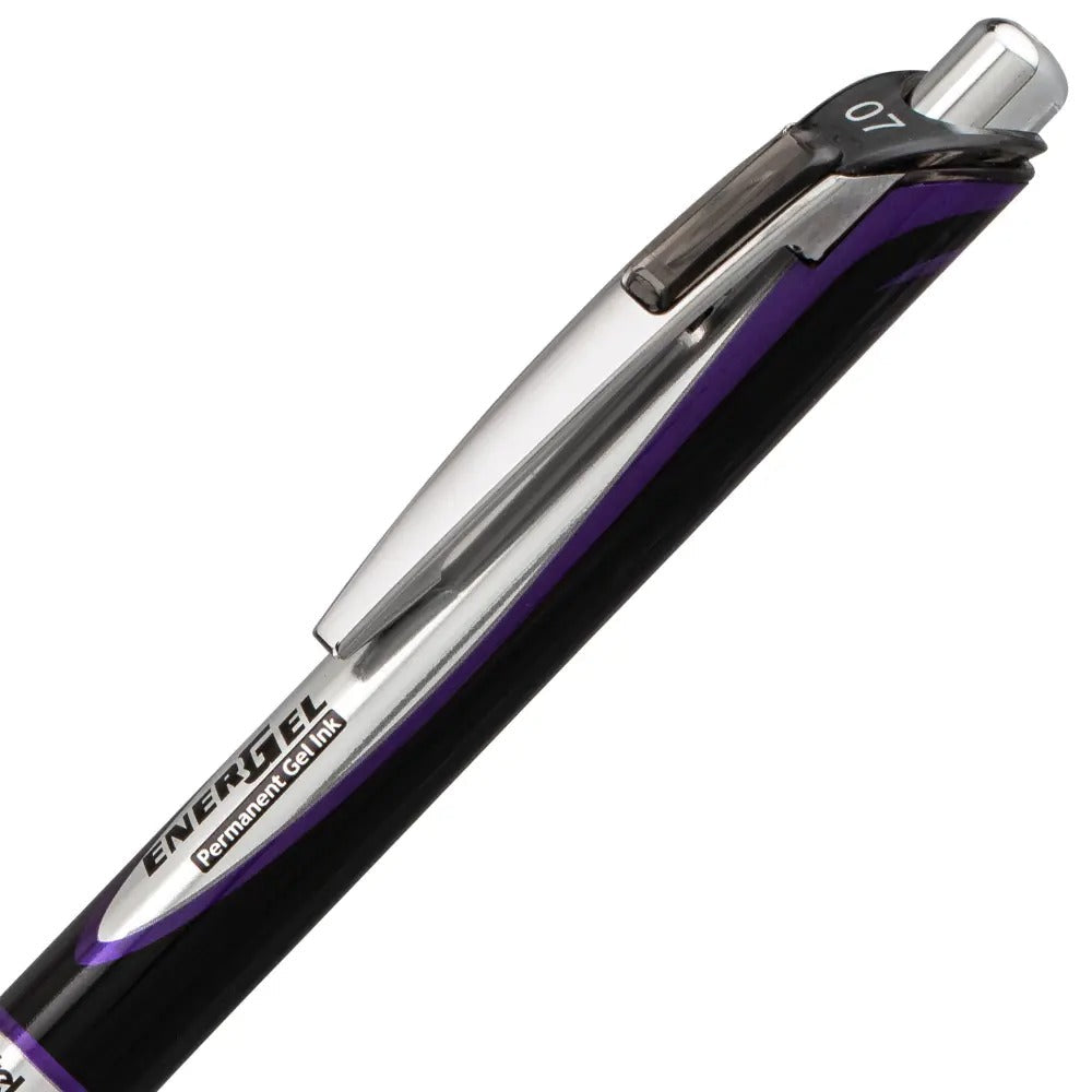 EnerGel PRO Permanent Gel Pen, (0.7mm) Medium Line, Violet Ink