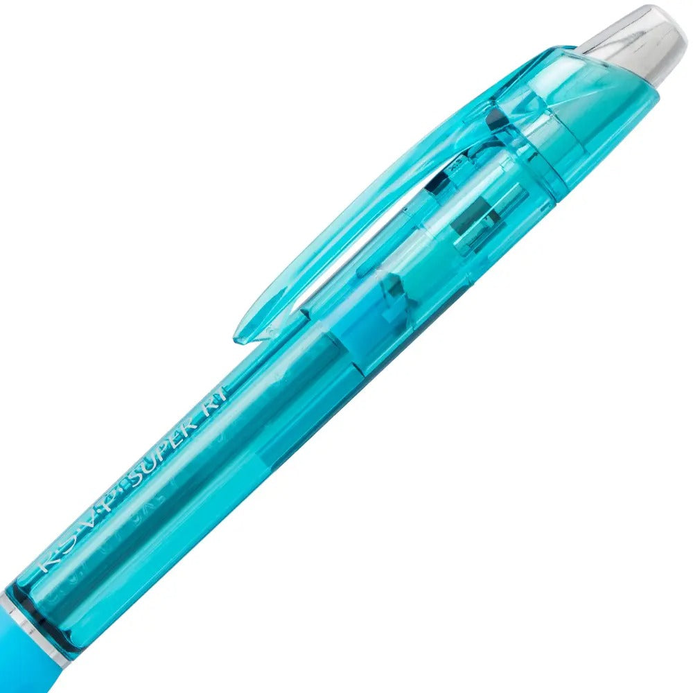RSVP Super RT Ballpoint Pen, (0.7mm) Fine Line, Sky Blue Ink