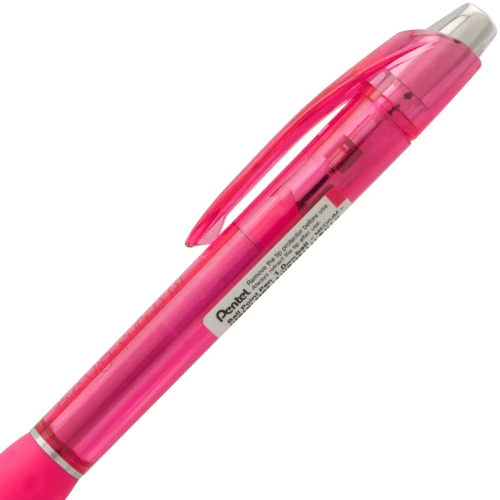 RSVP Super RT Ballpoint Pen, (1.0mm) Medium Line, Pink Ink