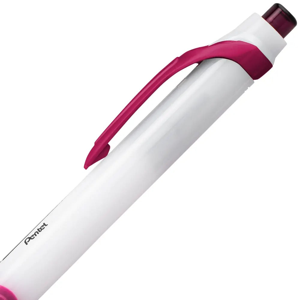 GlideWrite Ballpoint Pen with TechniFlo Ink, (1.0mm) Medium Line, Burgundy Ink