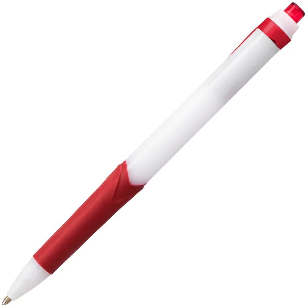 GlideWrite Ballpoint Pen with TechniFlo Ink, (1.0mm) Medium Line, Red