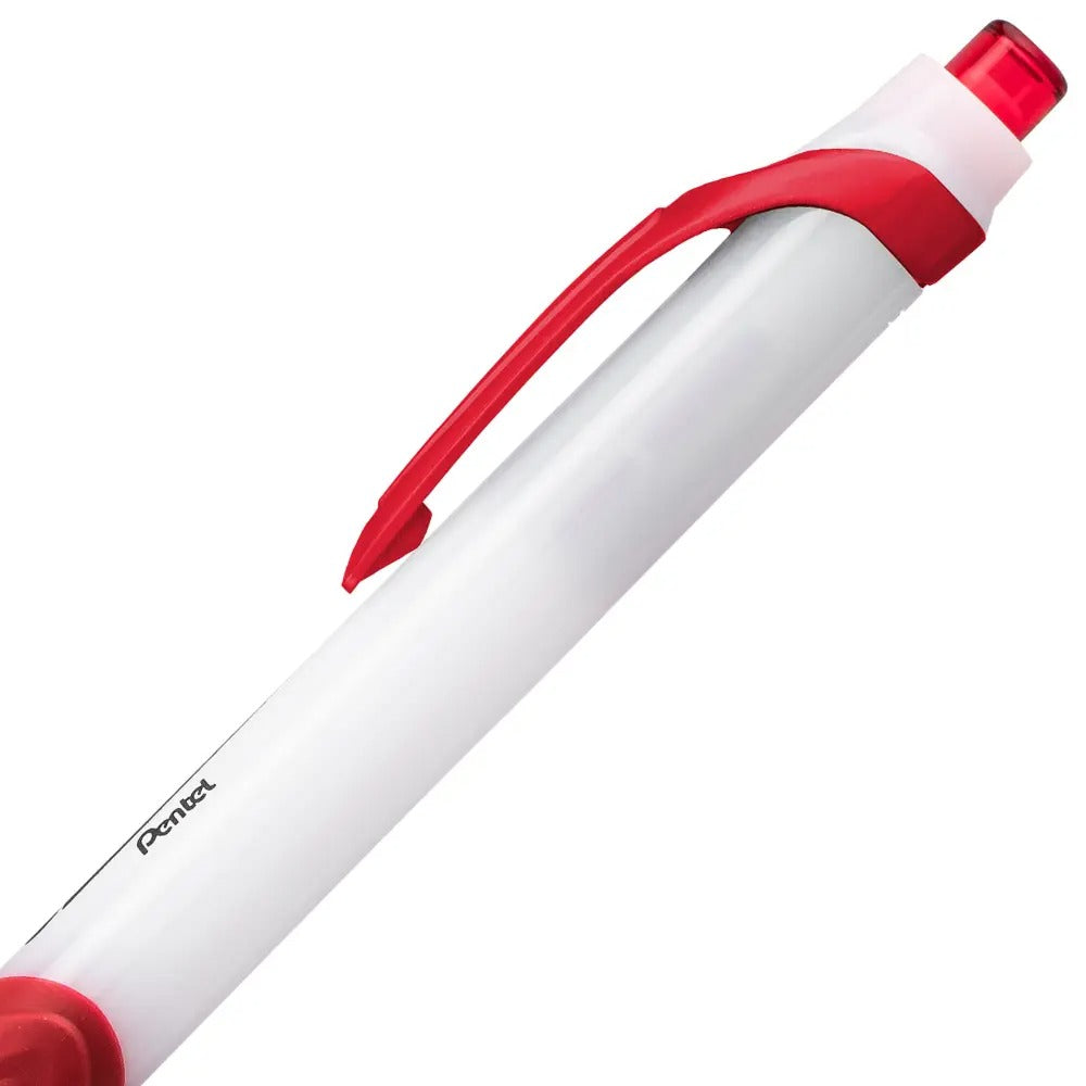 GlideWrite Ballpoint Pen with TechniFlo Ink, (1.0mm) Medium Line, Red