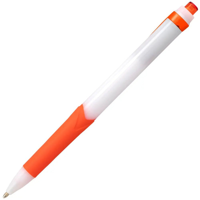 GlideWrite Ballpoint Pen with TechniFlo Ink, (1.0mm) Medium Line, Orange Ink