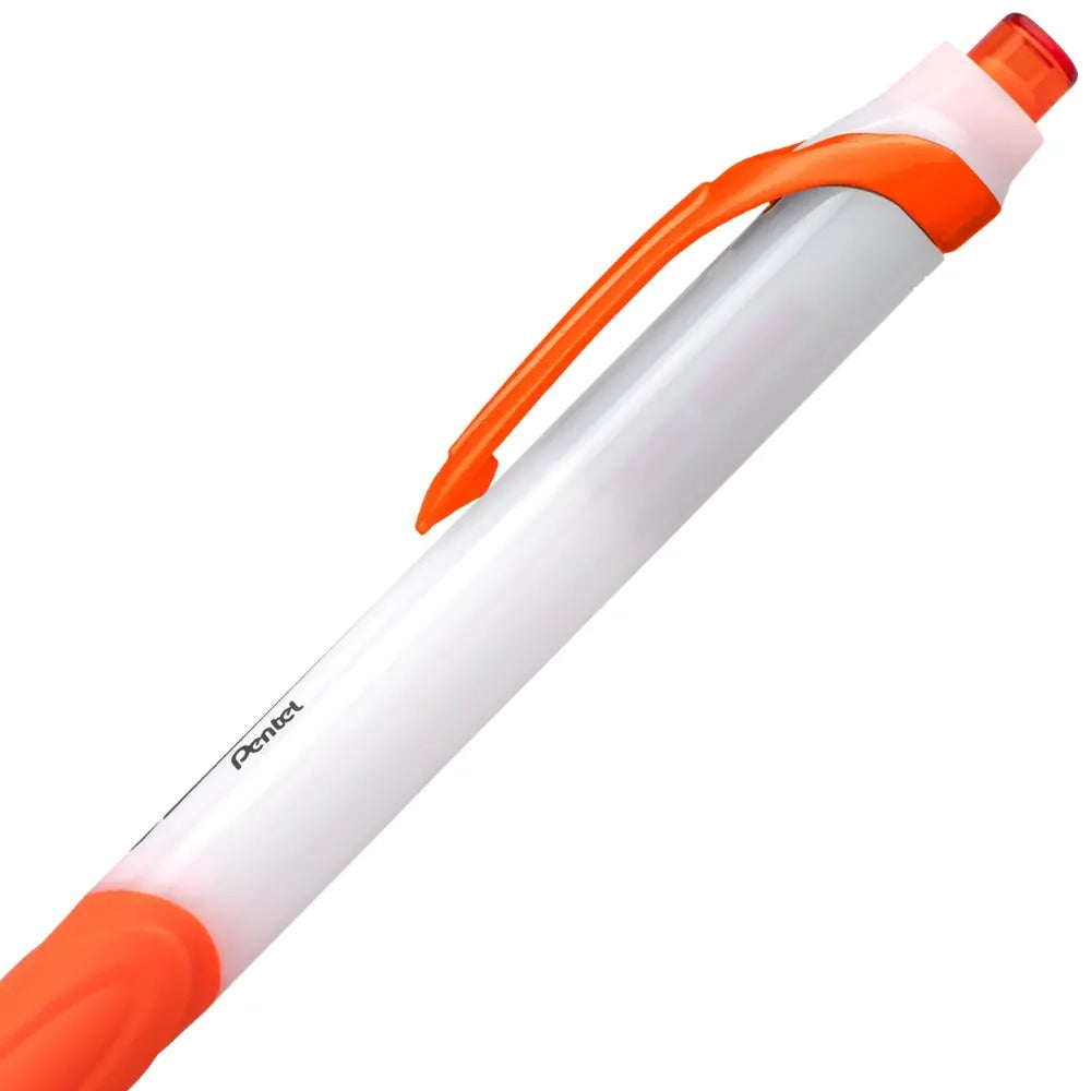 GlideWrite Ballpoint Pen with TechniFlo Ink, (1.0mm) Medium Line, Orange Ink