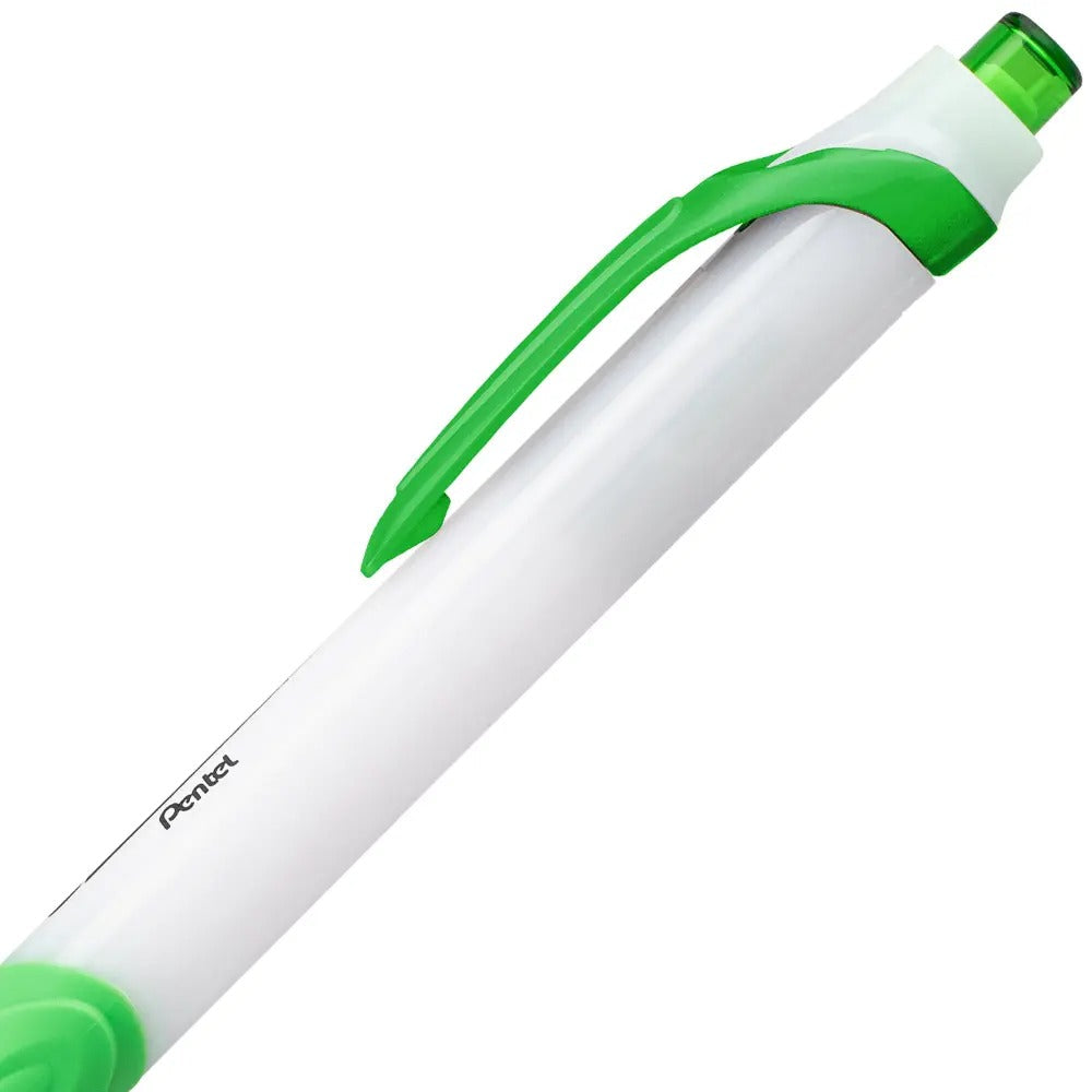 GlideWrite Ballpoint Pen with TechniFlo Ink, (1.0mm) Medium Line, Lime Green Ink