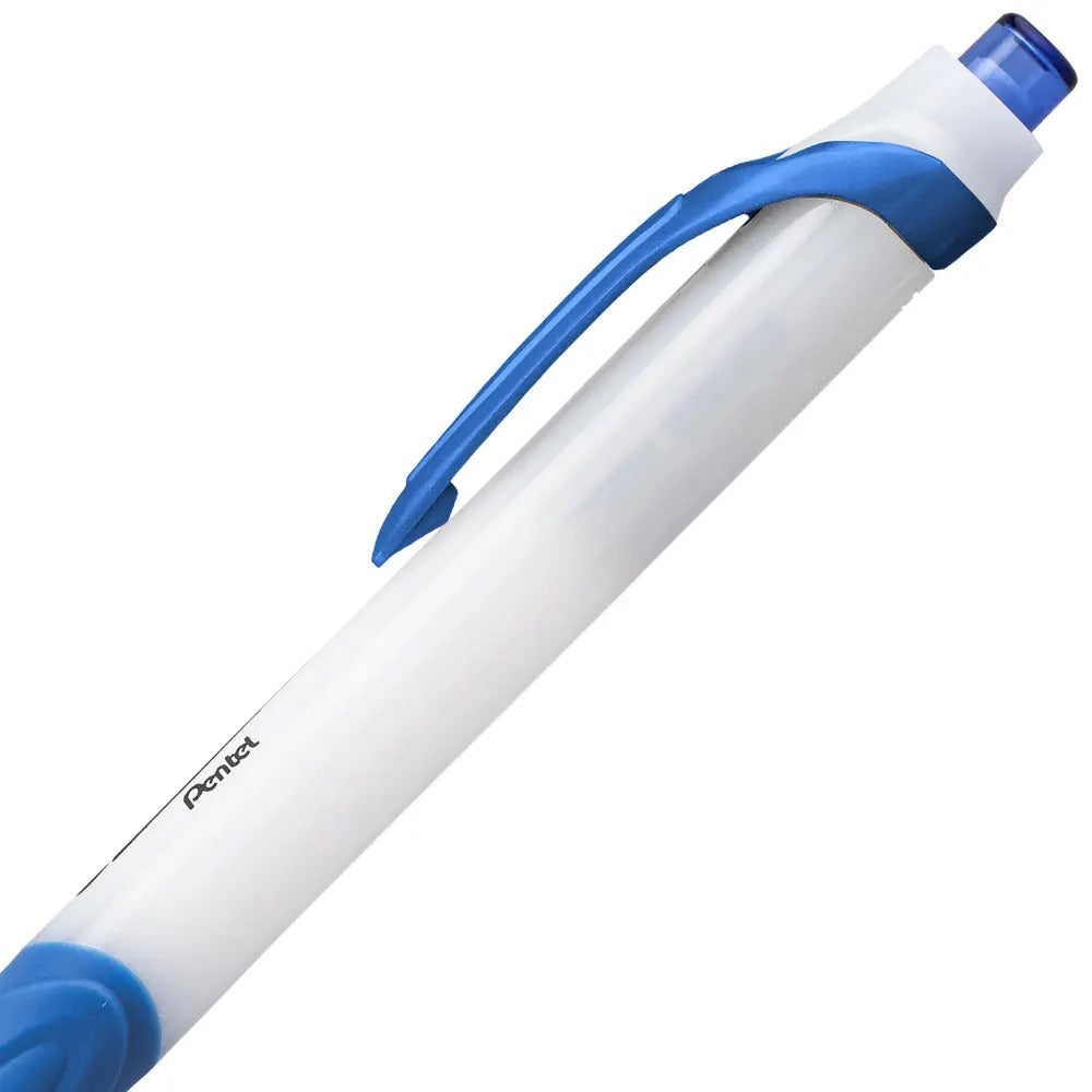 GlideWrite Ballpoint Pen with TechniFlo Ink, (1.0mm) Medium Line, Light Blue Ink