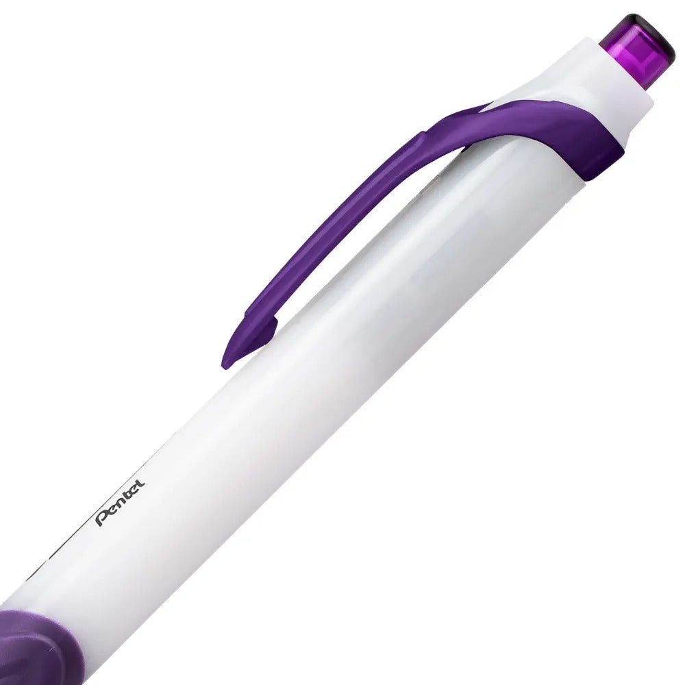 GlideWrite Ballpoint Pen with TechniFlo Ink, (1.0mm) Medium Line, Violet