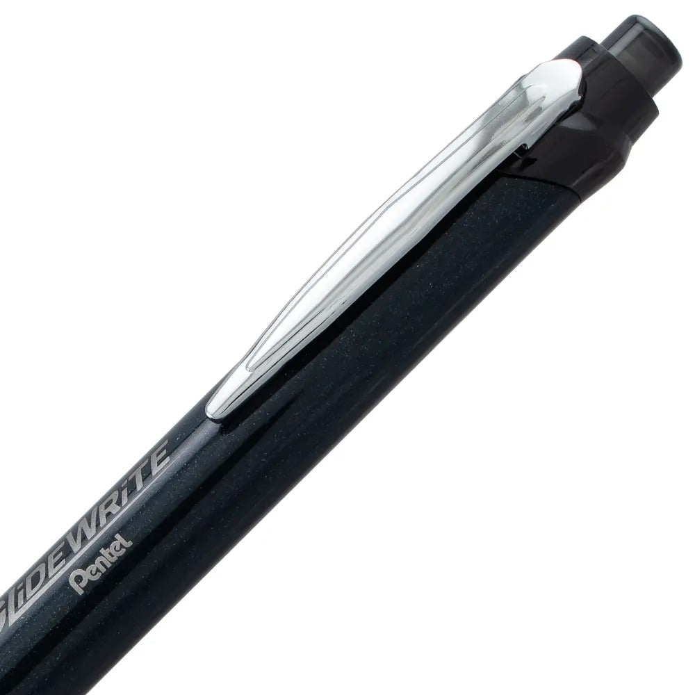 GlideWrite Signature Ballpoint Pen Black Barrel, (1.0mm) Medium line, Black Ink