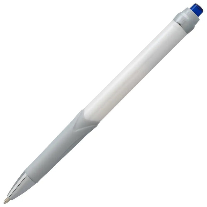 GlideWrite Signature Ballpoint Pen Pearl White Barrel, (1.0mm) Medium line, Blue Ink