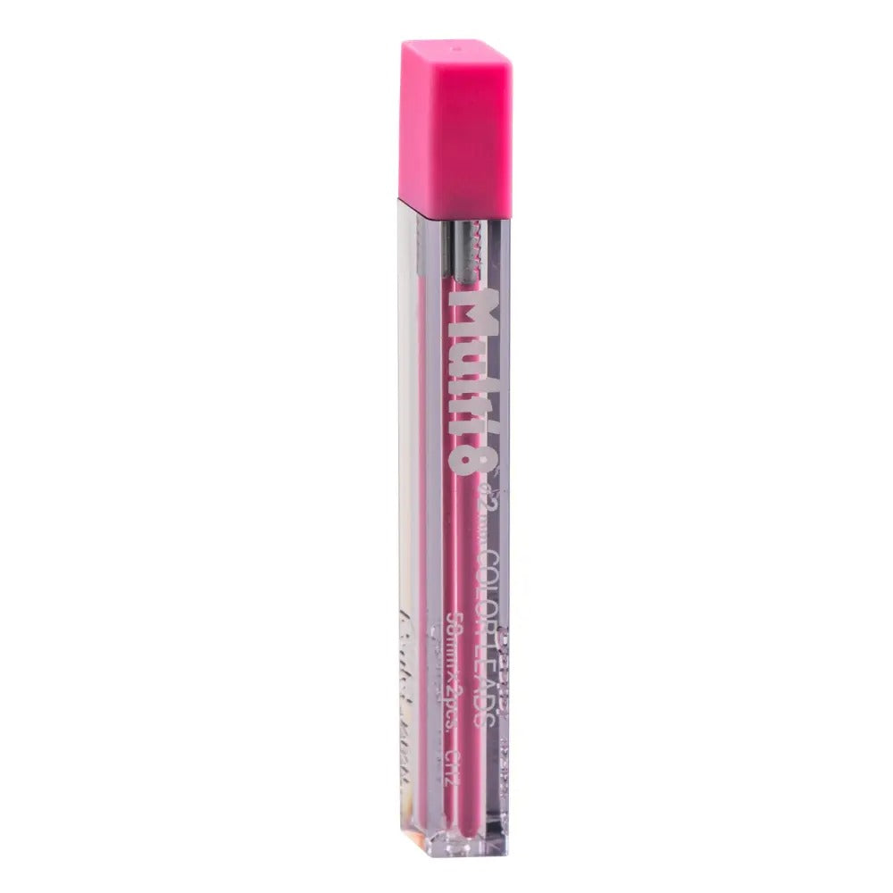 Pentel Arts 8 Colour Pencil Lead Refill (2.0mm), Pink, 2 pcs/Tube