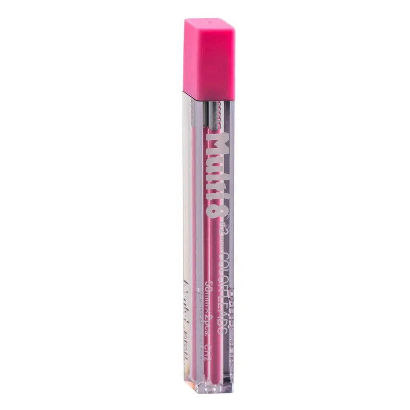 Pentel Arts 8 Colour Pencil Lead Refill (2.0mm), Pink, 2 pcs/Tube