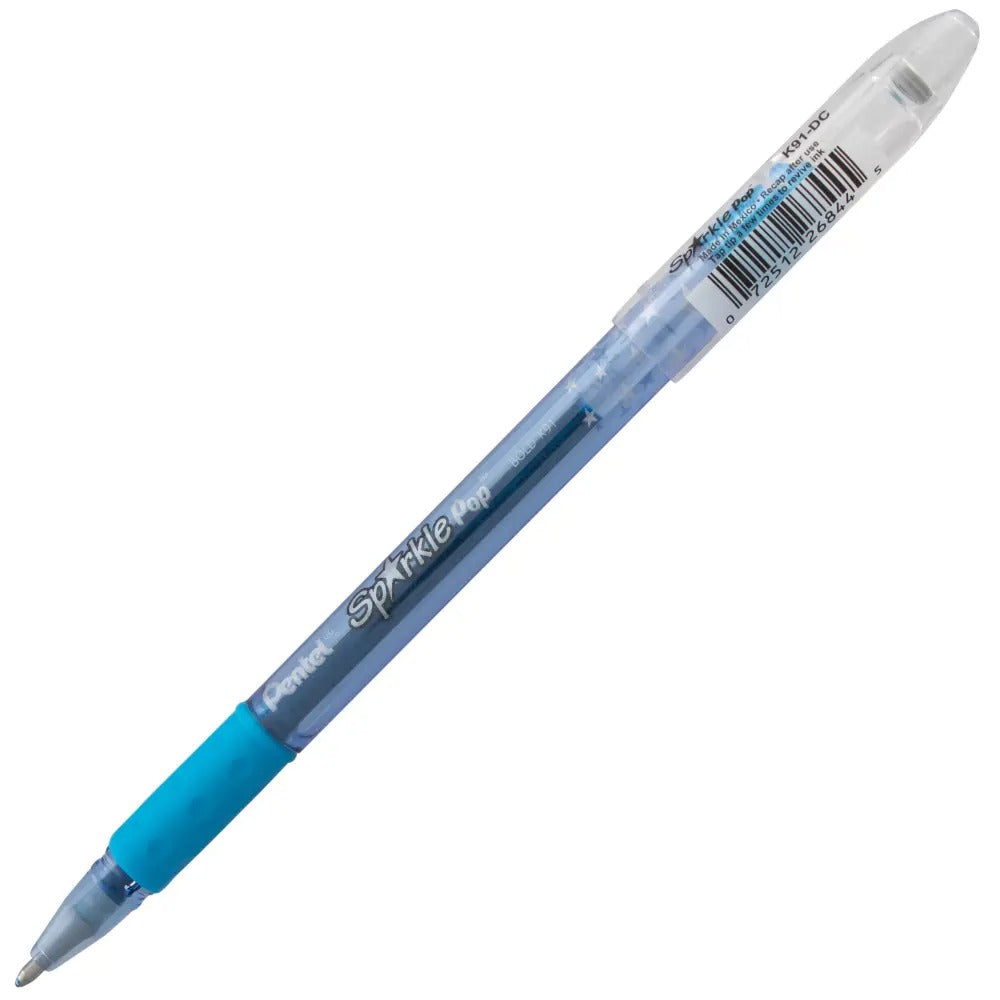 Sparkle Pop Metallic Gel Pen, (1.0mm) Bold Line, Blue-Green Ink