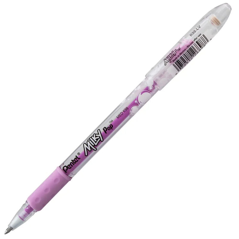 Milky Pop Pastel Gel Pen, (0.8mm) Medium Line, Violet Ink