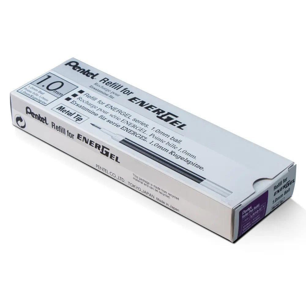 Refill Ink - For EnerGel Gel Pen 1.0mm Metal Tip, Bold, Violet Ink