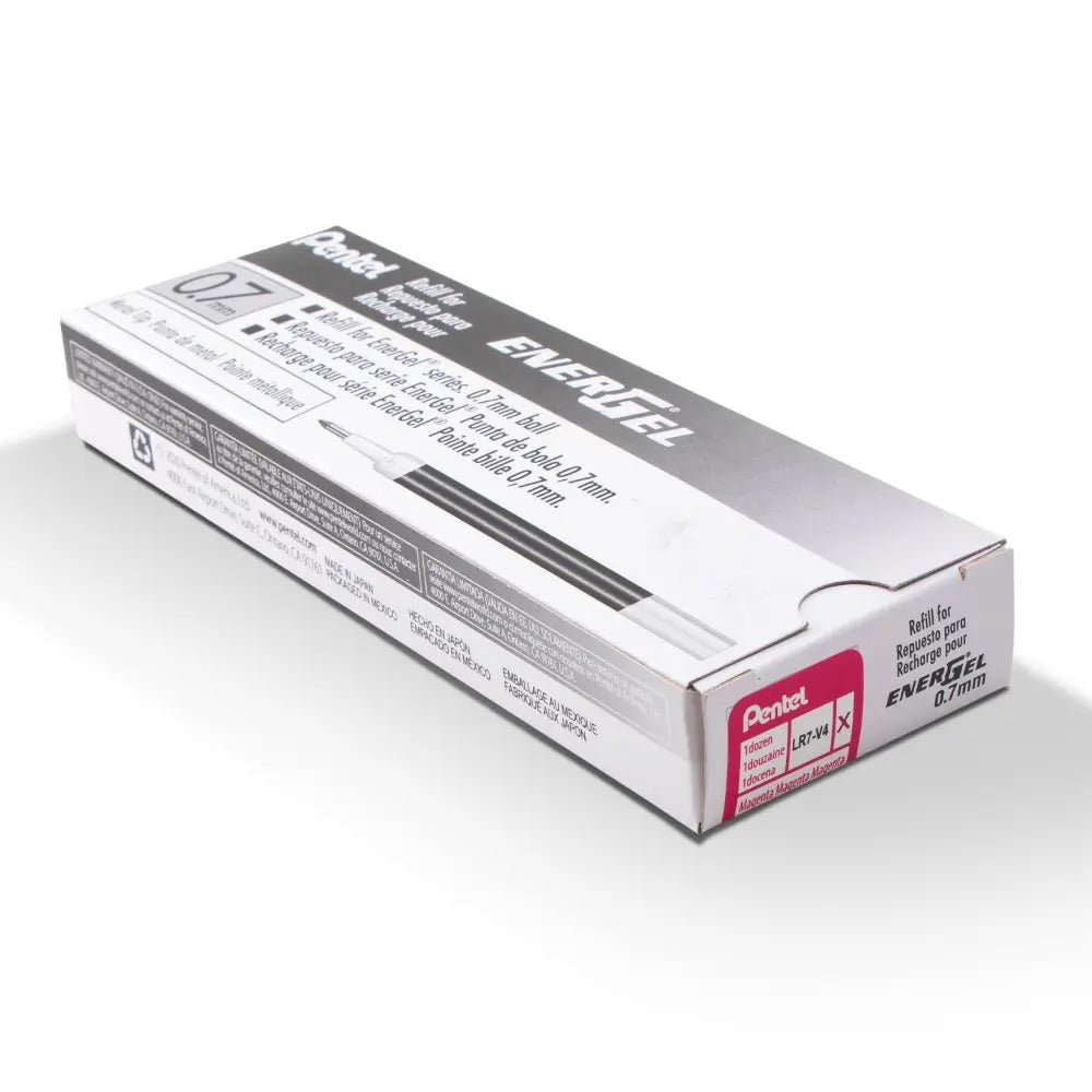 Refill Ink - For EnerGel Gel Pen, 0.7mm Metal Tip, Medium, Magenta Ink