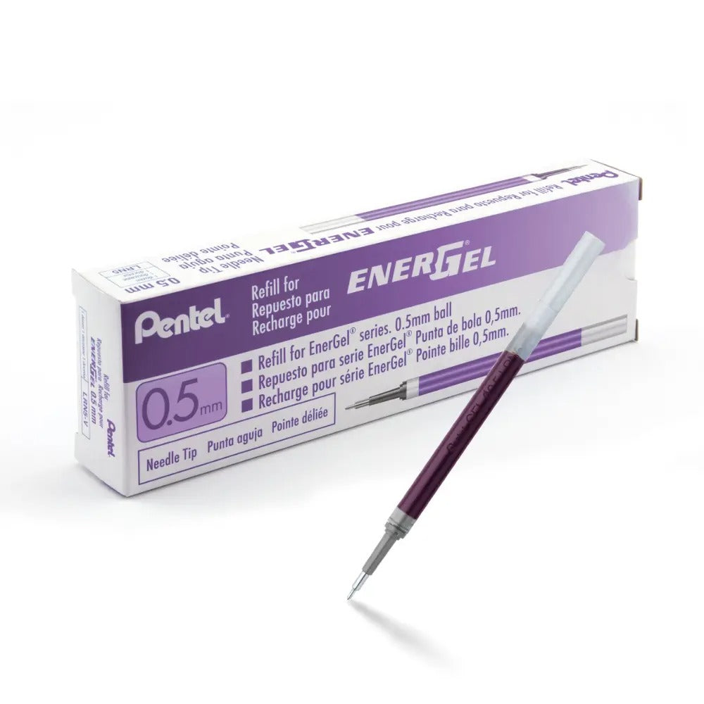 Refill Ink - For EnerGel Gel Pen 0.5mm Needle Tip, Fine, Violet Ink