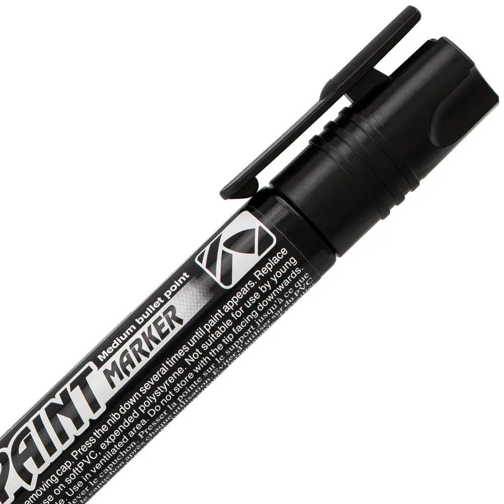 Paint Markers, Medium Bullet Point, Black Ink