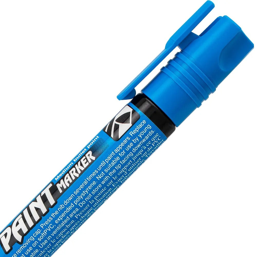 Paint Markers, Medium Bullet Point, Blue Ink